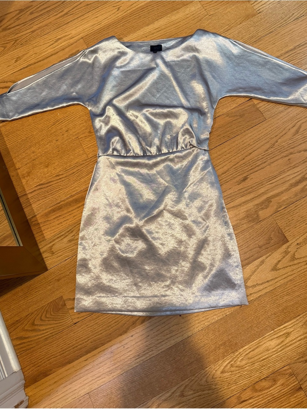 Banana Republic Gold Metallic Mini Dress